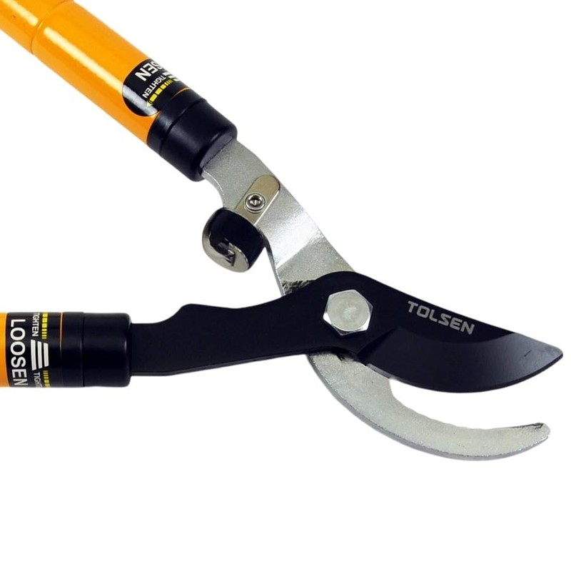 TOLSEN Bypass Loppers and Pruners, Telescoping Tree Pruner, Anvil Lopper,