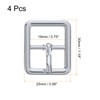 uxcell Metal Roller Buckle, 4Pcs 0.75 Inch Single Prong Belt
