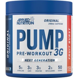 Applied Nutrition Applied Nutrition Pump 3G Pre Workout - Energy, Focus & Performance (375g - 25 Servings) (Fruit Burst)