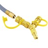 MCAMPAS 3/8'' Y Splitter Natural Gas Quick Connect Adapter,Suitable for