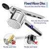 Potato Ricer,Ricer for Mashed Potatoes with Fixed Ricer Disc, Large