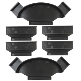 New Upgated Gradient Light Strip Brackets Set for 55/65/75 inch Philipss, Hue Light Strip Brackets Kit, Long-Wearing Led Strip Mounting Clips Holder Set - Black