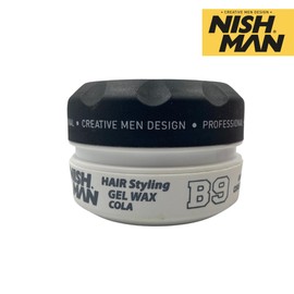 Nishman Cera para Cabello Hombre Fijación Brillo Firmeza Hair Styling Modelo B9 Aroma Wax Cola de 150 ml