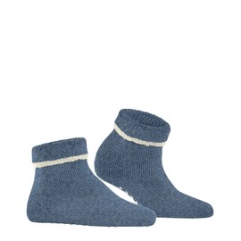 ESPRIT Women's Cosy House Socks Breathable Climate Regulating Odour-Inhibiting Wool Non-Slip Nubs on the Sole Hut Socks with Plush Warm Soft Comfortable for Relaxing 1 Pair, Blue (Light Denim 6660)