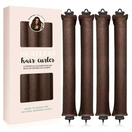 Heatless Hair Rollers - Overnight Blowout Rods for Soft, Natural Curls & Waves, Flexible Design, No Heat Damage, Easy to Use