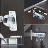 GEFONG 95 Degree Half Overlay Kitchen Cabinet Soft Close Universal