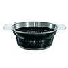 Rosle 24 cm Foldable Colander, Black