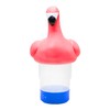 WWD POOL Pool Chlorine Floater, Floating Pool Chlorine Dispenser (Flamingo),