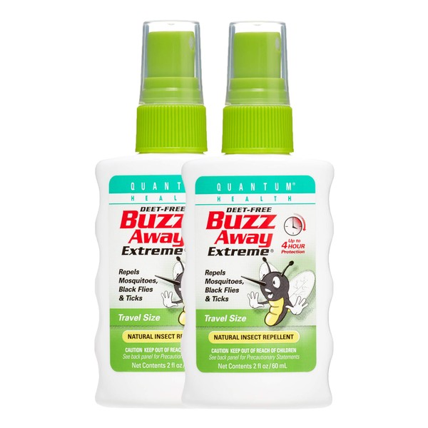 Buzz Away Extreme Natural Insect Repellent - 4 Oz (Pack of 2)
