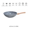 HUDSON Aluminum with Granite Nonstick Covered Wok, 11 inches
