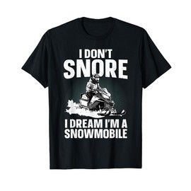Snowmobile Art For Men Women Snowmobiling Snowmobile Lover T-Shirt