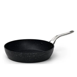 Starfrit The Rock 20cm (8") Non-Stick Fry Pan - Durable Forged Aluminum - Oven Safe - PFOA Free - Easy to Clean - Black