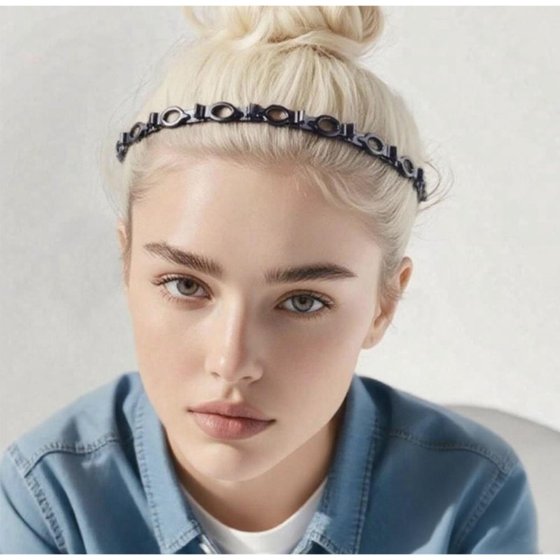 ZeriLion 2 Pack Double Layer Headband with Mini Clips Hair