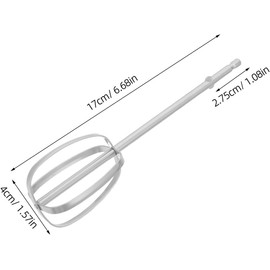 4piezas Accesorios Batidor Manual Acero Inoxidable Varillas para Mezclar y Batir Huevo Repuestos para Batidora de Mano para Cocina y Repostería Reutilizable