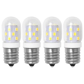 2025 DEARCOOL Microwave & Range Hood LED Bulbs - 4 Pack E17 3W 380 Lumens, Daylight 5000K, Dimmable Option Replace 8206232A 8206232 1890433 AP4512653 WB36X10003
