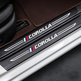 Applicable to Corolla Vehicle Side Step Protectors Corolla 210 Series, 120 Series, 110 Series, etc. Compatible with Car Door Protection Protection Film Door Sill Protector Scratch Prevention