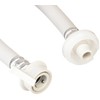 SANEI PT17-2-0.5 Automatic Washing Machine Water Supply Extension Hose, 1.2