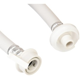 SANEI PT17-2-0.5 Automatic Washing Machine Water Supply Extension Hose, 1.2 ft (0.5 m), Connects to Water Supply Hose, One-Touch Detachment