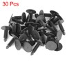X AUTOHAUX 30pcs 8mm Hole Dia Plastic Bolt Rivets Bumper
