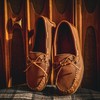 Minnetonka Men’s Moosehide Moccasins Caramel 9M