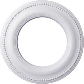 Ekena Millwork CM13BR Bradford Classic Ceiling Medallion, 13"OD x 7 1/2"ID x 3/4"P, Factory Primed
