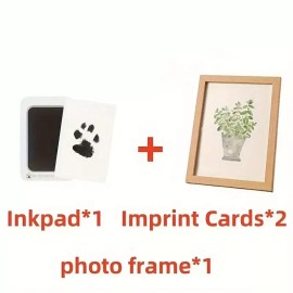 Clean-Touch Ink Pad kit Footprints Of Pets ink Cat Paw Prints Dog Paw Prints US - 1 pack, blue