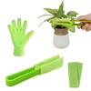 Leaf Cleaning Tongs with 2 Removable Sleeves and 1 Dusting