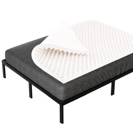 Treaton 1-inch Soft Foam Toppers with Orthopedic Benefits | Provides Proper Back Support and Relieves Pain, Extends Mattress Topper Life, Improves Better Posture, King, Green
