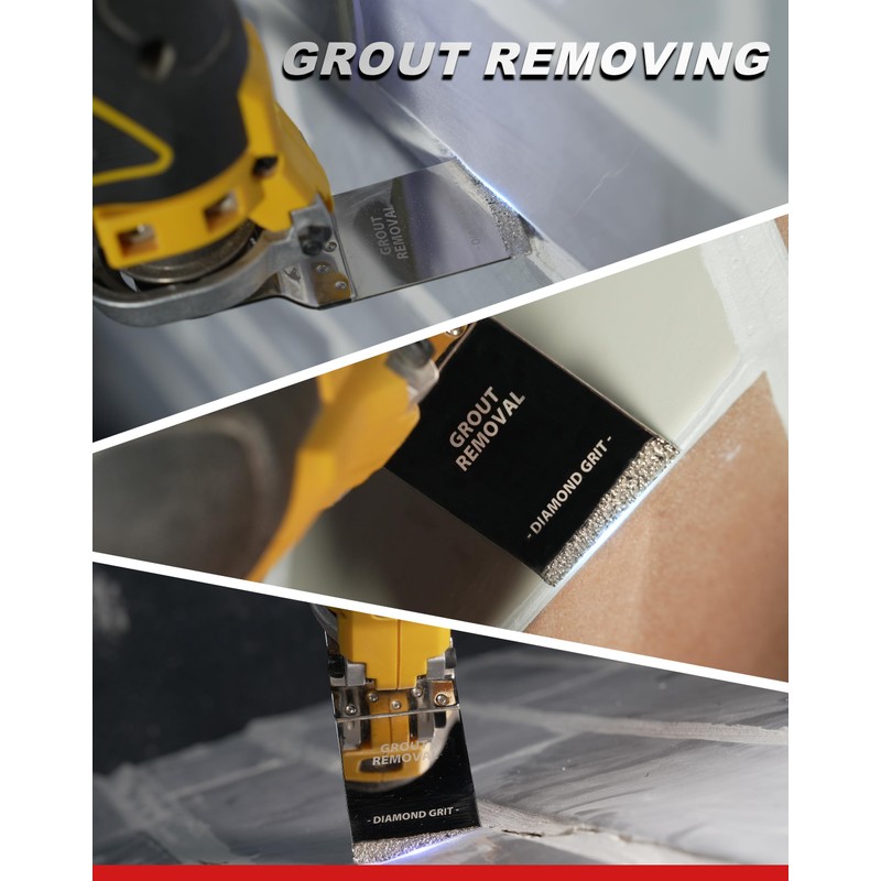 EZARC Diamond Oscillating Blade, Flush Cutting Oscillating Multi Tool Saw