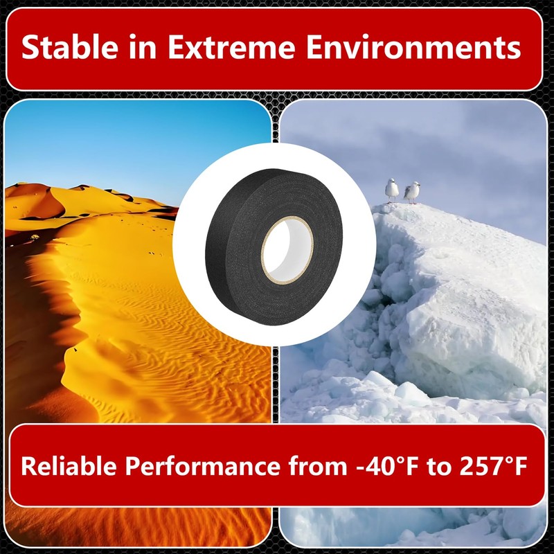 SWRT Wire Harness Tape, 3/4 Inch × 50 Feet, 12