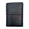 Athletic Club Black Classic Unisex Leather Wallet, black, Classic