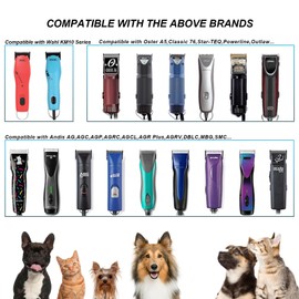 Wide Blade #4FW Dog Grooming Blade Compatible with Andis,Oster A5,Wahl km10 Clippers, Grooming Wide Blade, A5 Type Blade,for Animal Dog,Cat,Horse