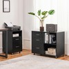 Yaheetech 3-Drawer File Cabinet, Mobile Lateral Filing Cabinet Printer Stand