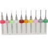 HOOWDAMY 0.1-1.0MM PCB Drill Bit, Ultra Fine Drill Bit, Micro