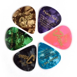 Unbranded  Pick JESUS Guitar picks - Bible Verse Psalm 149:1  Pack of 10 Christian Gift - 10 Picks
