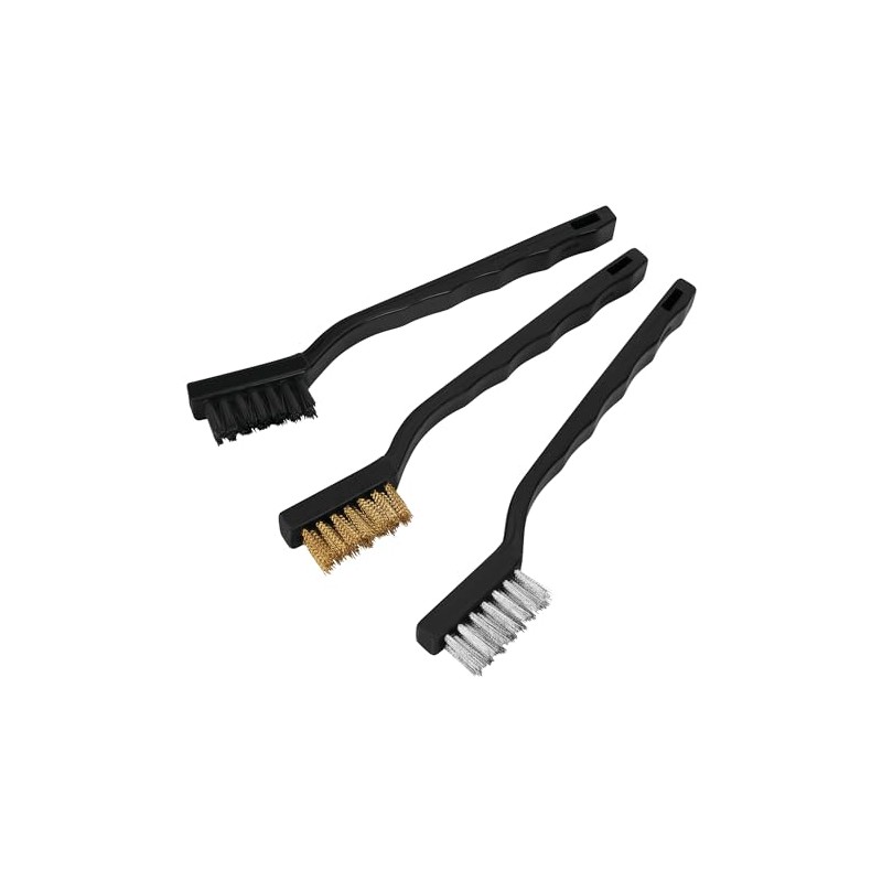 Performance Tool W1148 Miniature Brass, Nylon and Stainless Steel Brush