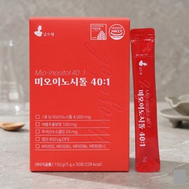 Myo Inositol 40:1 Carob Inositol 4000 Choline Pregnancy Preparation Folic Acid 1 month supply / 미오 이노시톨 40:1 캐롭 이노시톨 4000 콜린 임신준비 엽산 1개월분