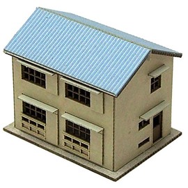Advance Z Gauge 0044 Total Double Story House (Blue Roof) (Paper Structure Kit)