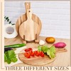 Hushee 3 Pcs Pizza Cutting Board Acacia Wood Cutting Board