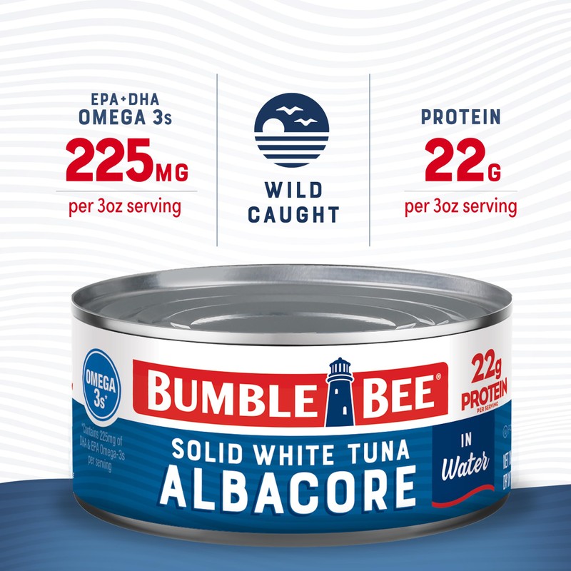 Bumble Bee Solid White Albacore Tuna in Water, 12 oz