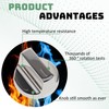 Upgraded Stainless Steel W11366438 Stove Knobs, Compatible with Whirlpool Range