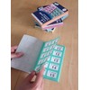 ZEBTON 6 x Raffle Tickets Books 1-1000 Cloakroom Tickets Lucky