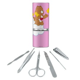 Care Bears Tenderheart Bear Stainless Steel Manicure Pedicure Grooming Beauty Care Travel Kit