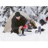 10 Plates Stove Windscreen, Aluminum Stove Windshield with Drawstring Bag,