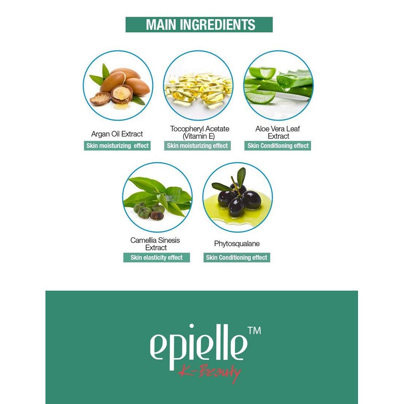 Epielle Argan Oil Cleansing Facial Tissues Makeup Remover Wipes Gentle