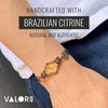 VALOR 835 Natural Crystal Bracelet for Men - NEW Genuine