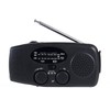 Jectse Emergency Solar Hand Crank Radio with Bright LED Flashlight