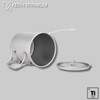 Keith titanium cup with double layers and lid Ti3206