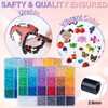 2.6mm Fuse Beads Craft Kit, 26000PCS 48 Colors with Accessories