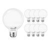 Dekang 8-Pack LED Vanity Light Bulbs for Bathroom 4000K Natural